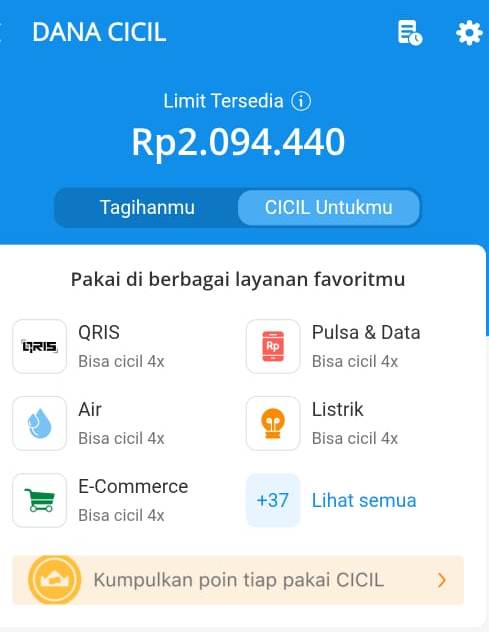 Limit Dana Cicil